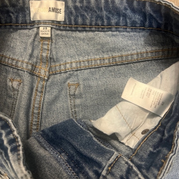 Amuse Society Selena Raw Hem Jeans |25 - Picture 3 of 8